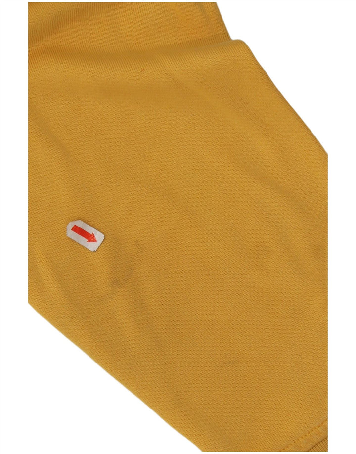 Levi's Graphic Sweatshirt Jumper Large Homme Jaune Colorblock Coton