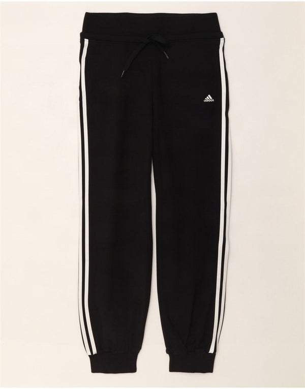 Adidas Pantalon de survêtement pour femme Joggers UK 8 Small Noir Coton