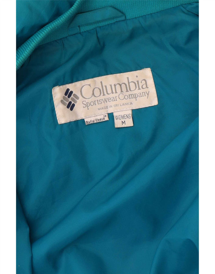 Columbia Veste coupe-vent surdimensionnée pour femme UK 14 Medium Black Colourblock