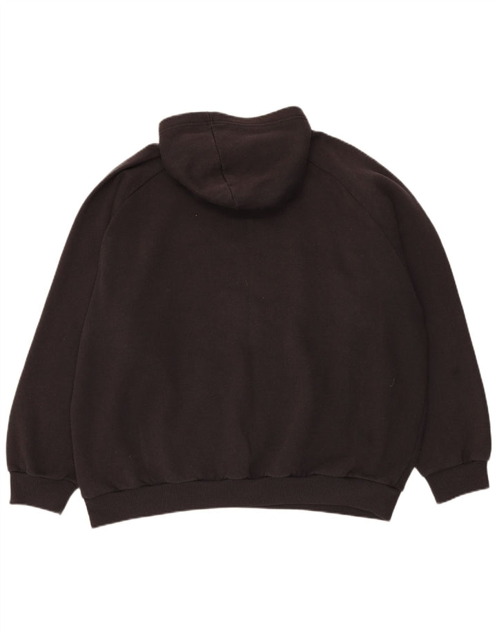 Umbro Pull à capuche surdimensionné pour femme UK 20 2XL Noir Polyester