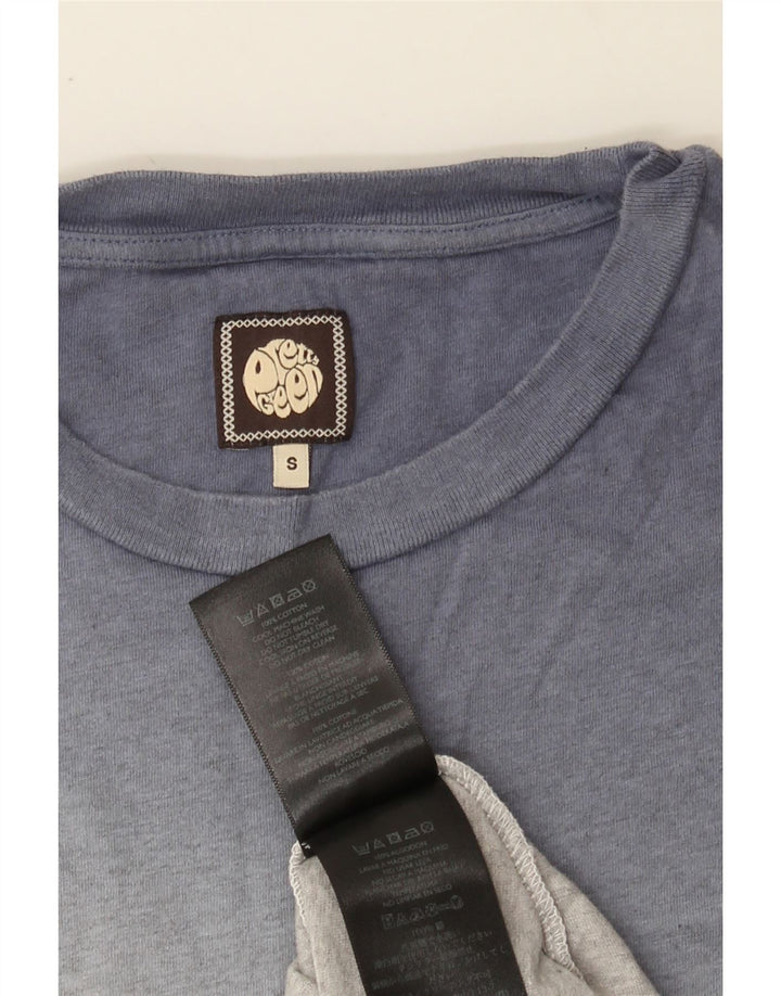 PRETTY GREEN Mens T-Shirt Top Small Grey Colourblock Cotton Vintage Pretty Green and Second-Hand Pretty Green from Messina Hembry 