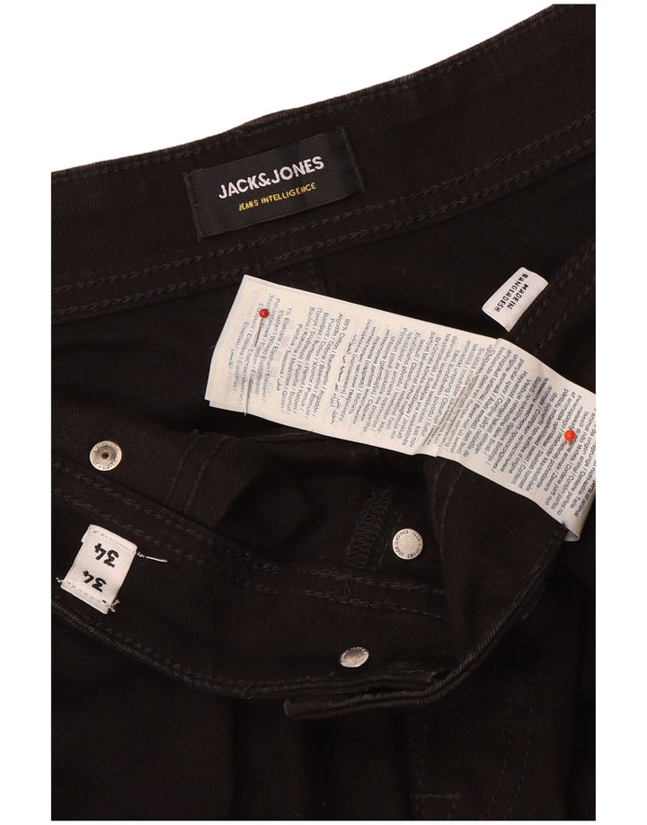 Jack & Jones Jean Slim Homme W34 L34 Noir Coton