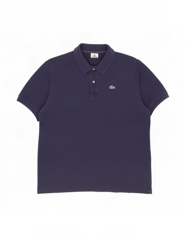 Lacoste Polo Homme Taille 6 XL Bleu Marine Coton