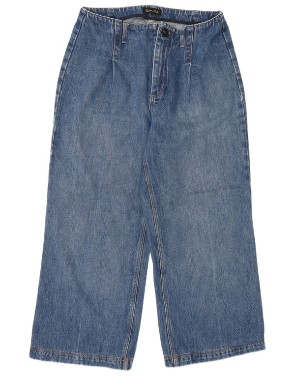 Massimo Dutti Jean large femme W30 L26 bleu