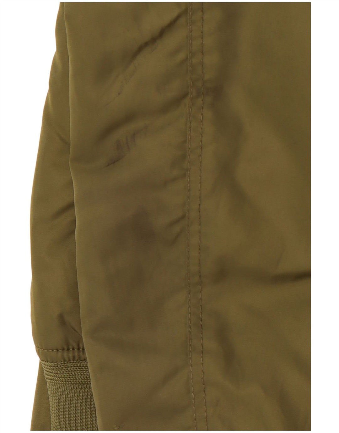 ZARA Veste d'aviateur Adventure Graphic Flight pour homme UK 40 Large Vert Nylon