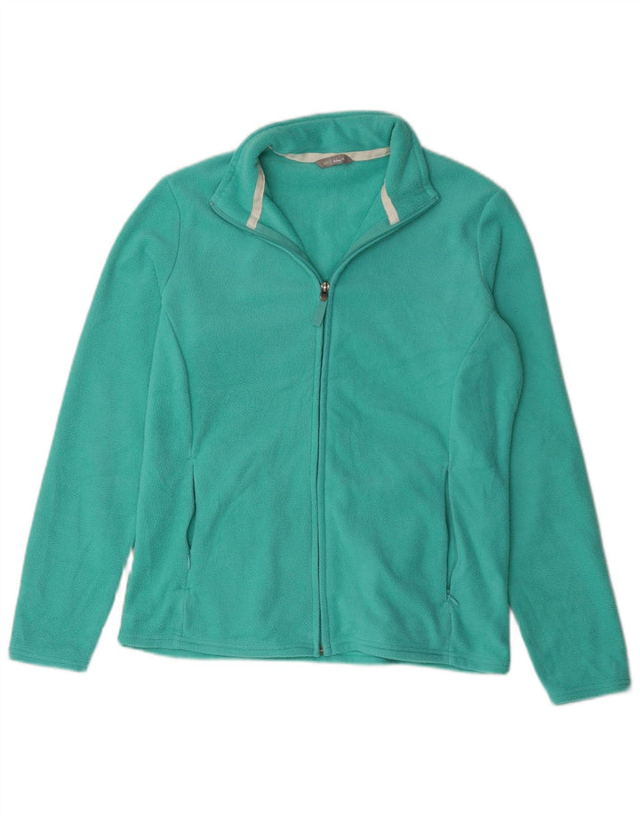Marks & Spencer Veste polaire pour femme UK 14 Large Vert Polyester