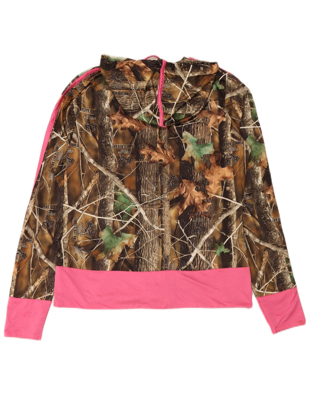 LONGLEAF CAMO Pull à capuche zippé pour femme UK 14 Camouflage beige moyen