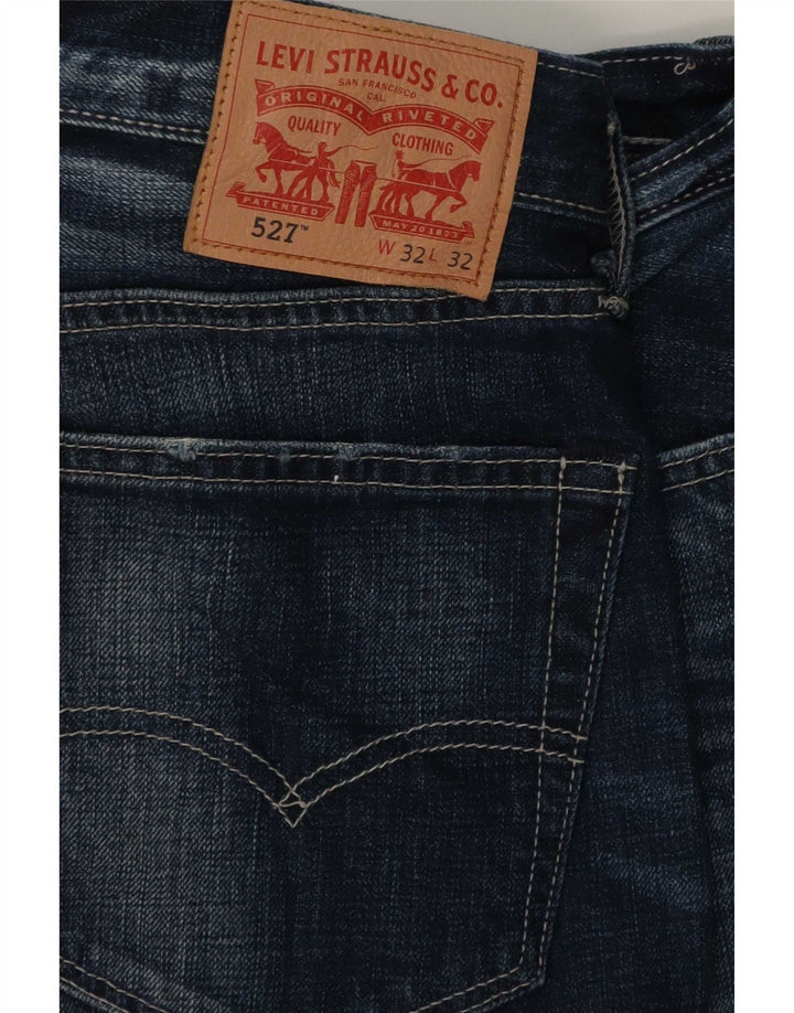 Levi's Jean 527 Bootcut Homme Bleu Marine W32 L32 Coton