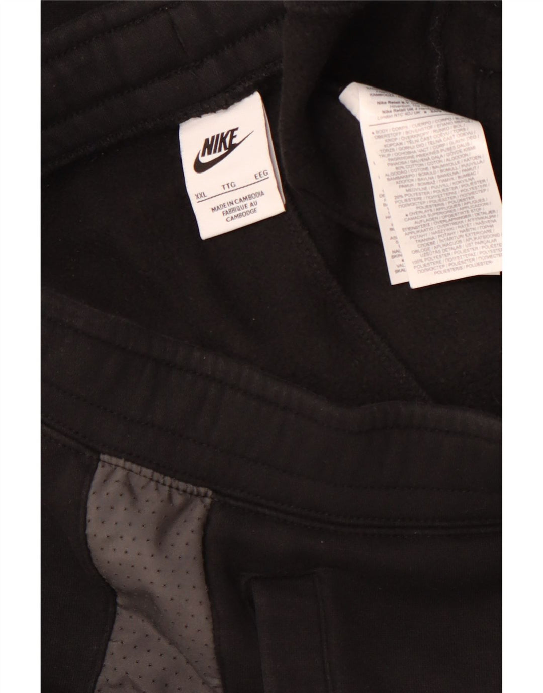 NIKE Pantalon de survêtement pour homme Joggers 2XL Noir Colourblock Coton