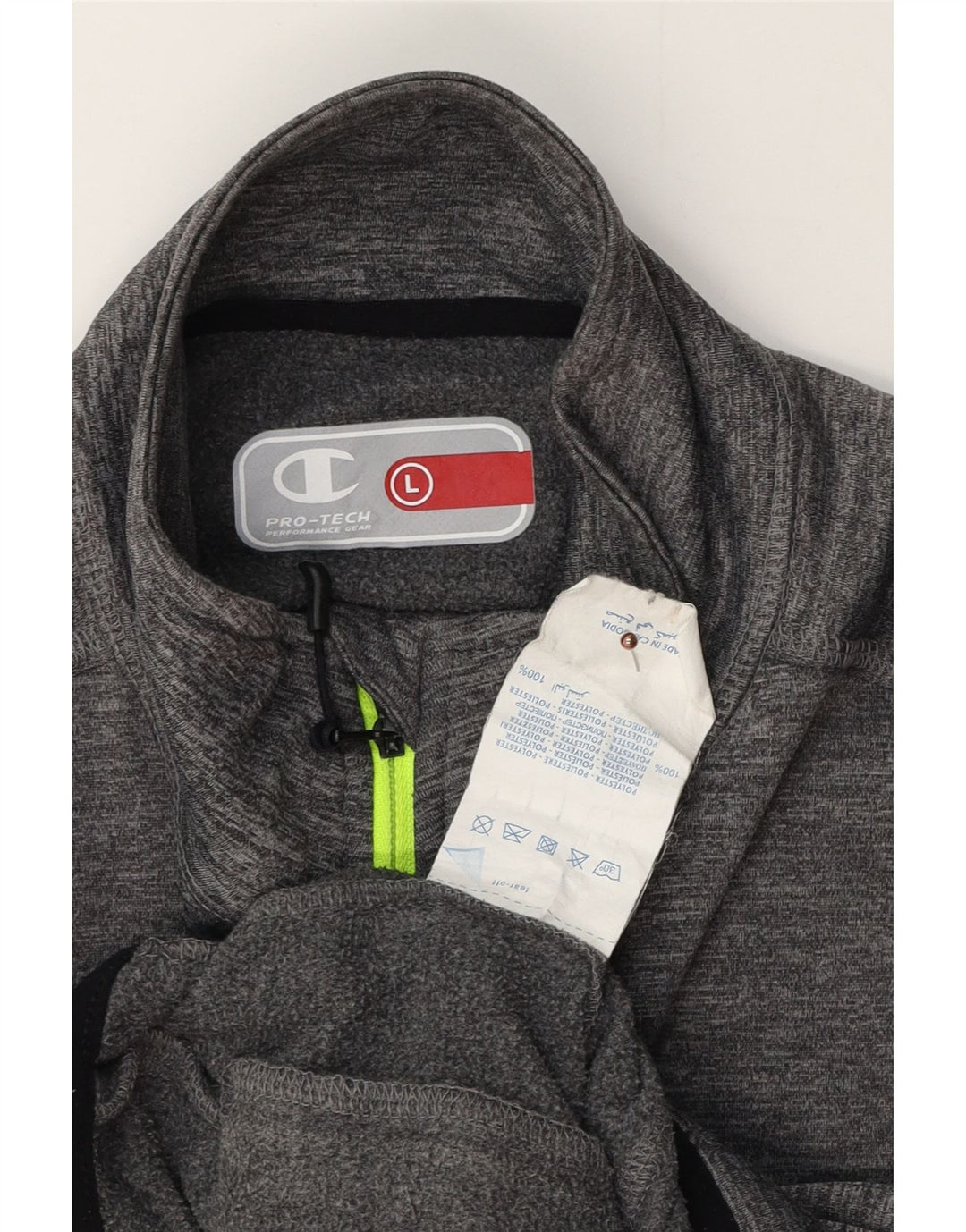 Champion Veste de survêtement pour homme Grand gris moucheté en polyester