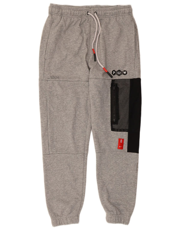 Pantalon de survêtement Nike Homme Pantalon de jogging en coton color block gris moyen
