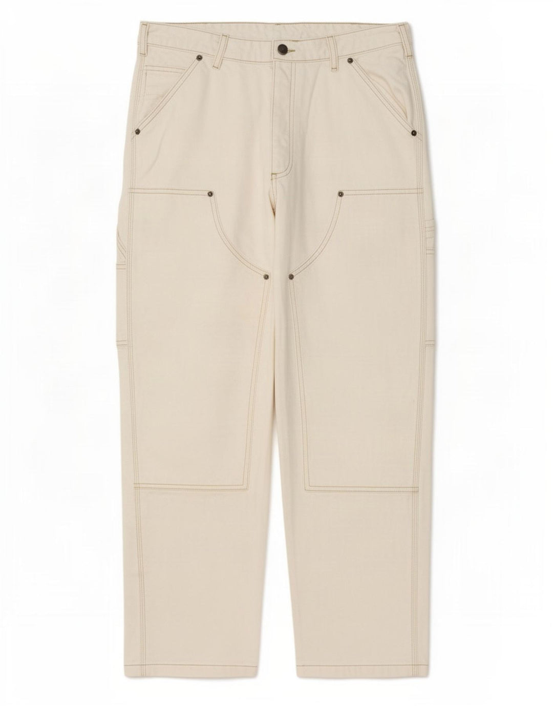 Zara Jean cargo droit pour homme EU 42 Large W32 L30 Beige