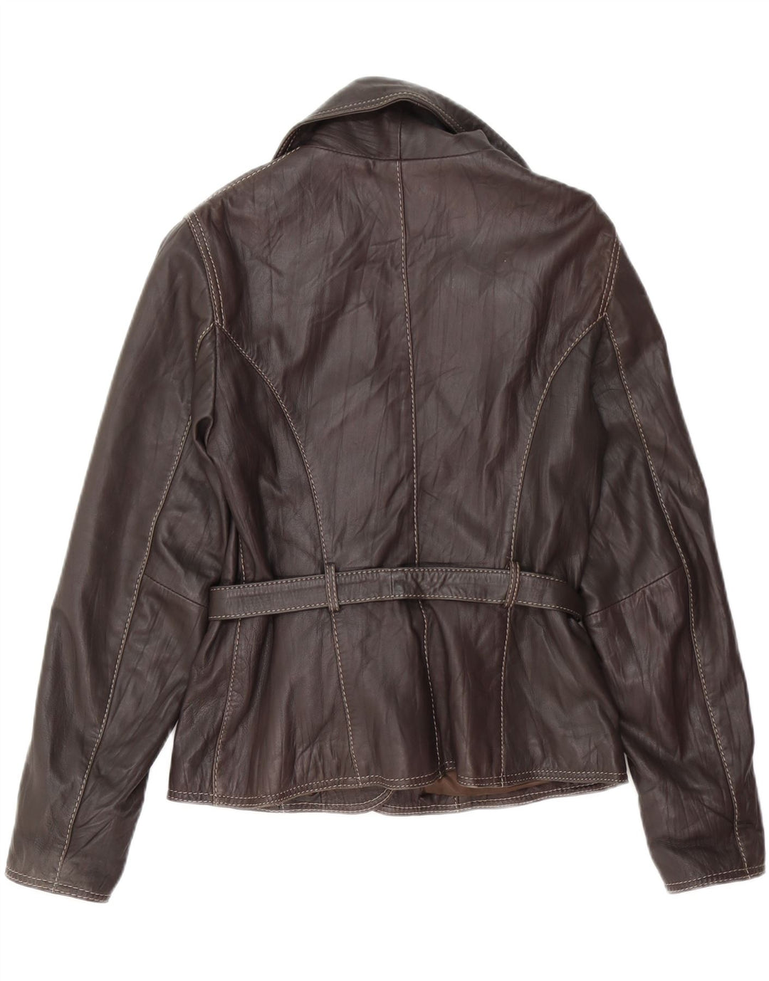 CONBIPEL Veste en Cuir Femme IT 42 Cuir Marron Moyen