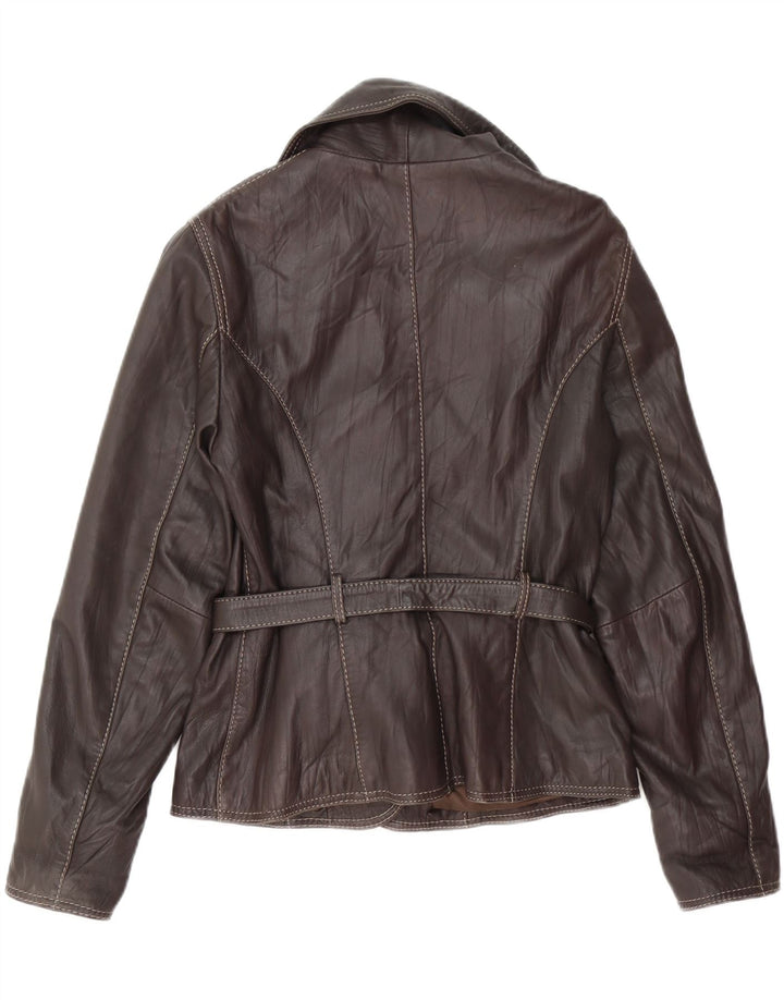 CONBIPEL Veste en Cuir Femme IT 42 Cuir Marron Moyen