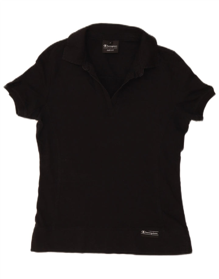 Champion Polo Easy Fit pour femme UK 10 Petit Noir