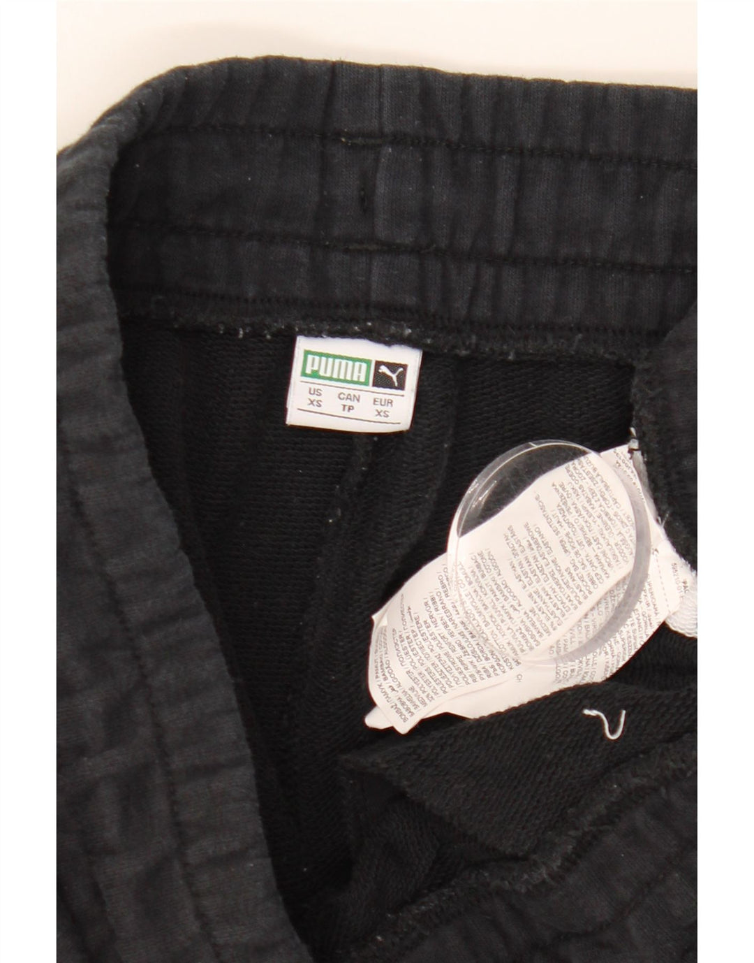 PUMA Pantalon de survêtement pour femme Joggers UK 6 XS Noir Colourblock Coton