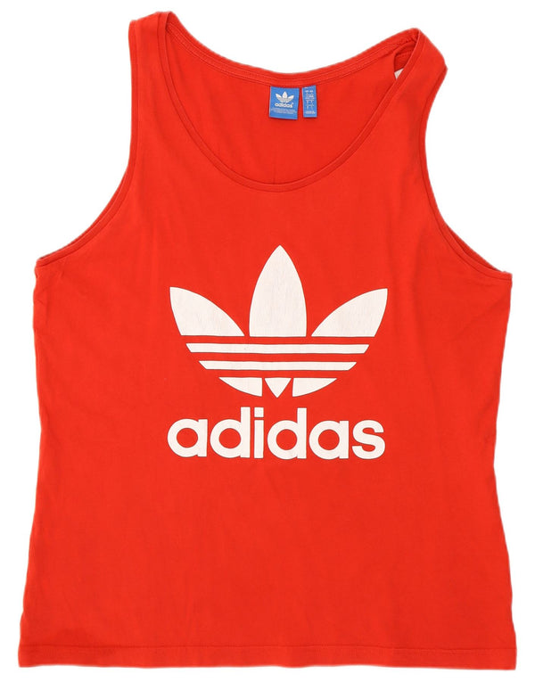 Adidas Débardeur Graphique Homme Grand Rouge Coton