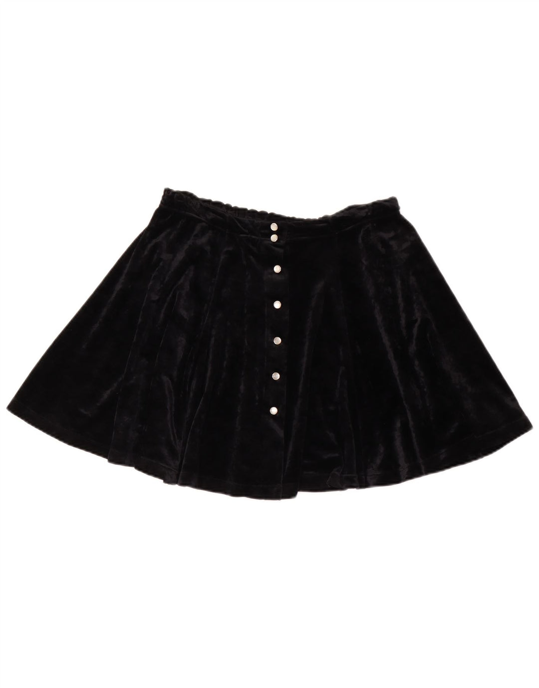 Onyx Femme Velours Mini Jupe W28 Acétate Noir Moyen