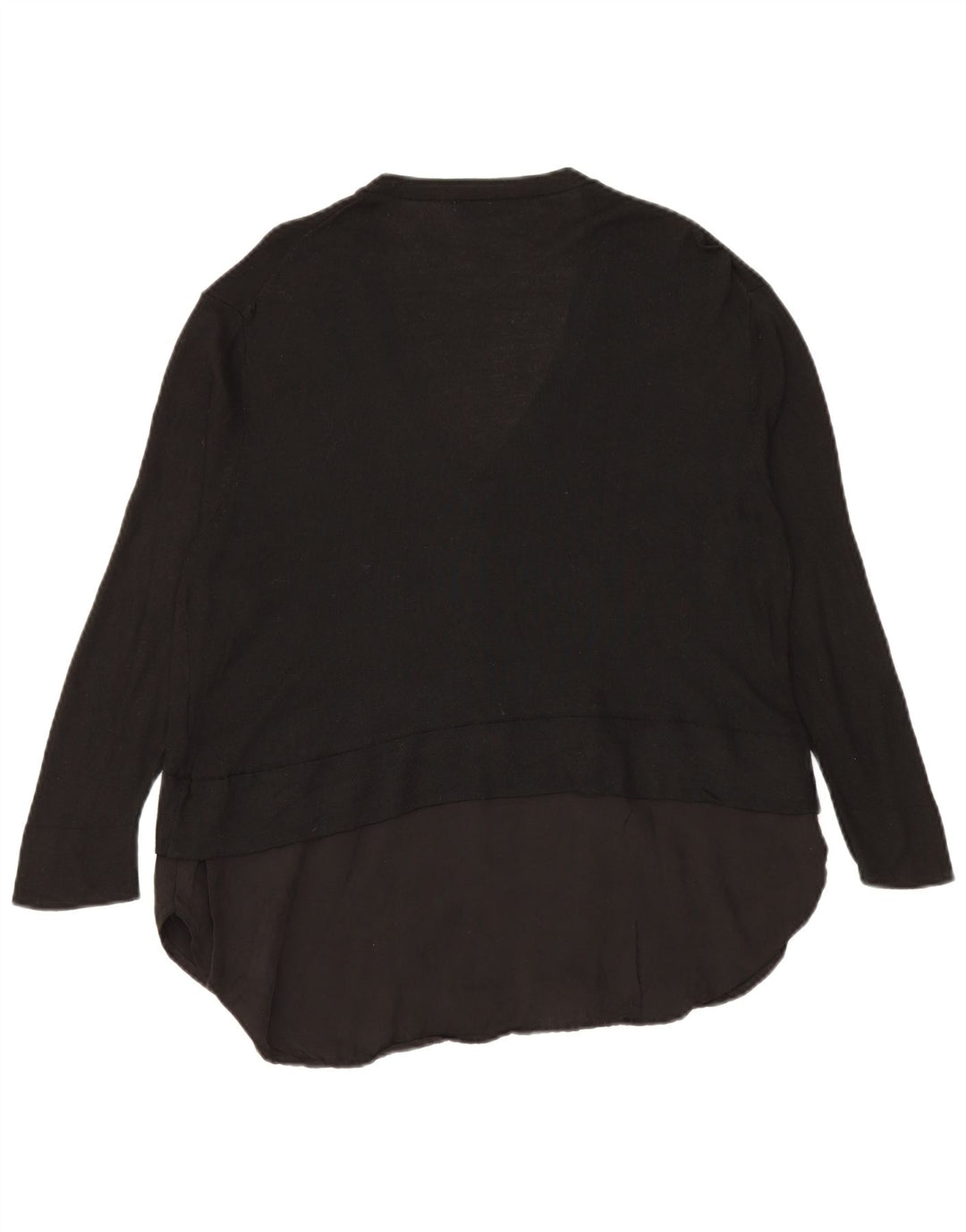 Zara Cardigan long pour femme UK 14 Noir moyen