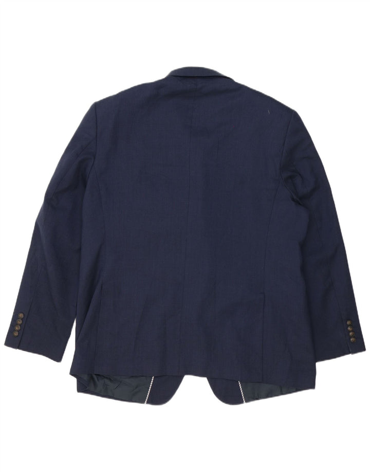Marks & Spencer Veste blazer à 2 boutons pour homme UK 46 XL Bleu marine Polyester