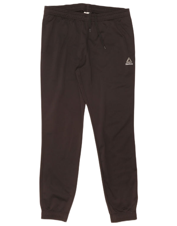 Reebok Pantalon de Survêtement Homme Joggers Large Noir Polyester