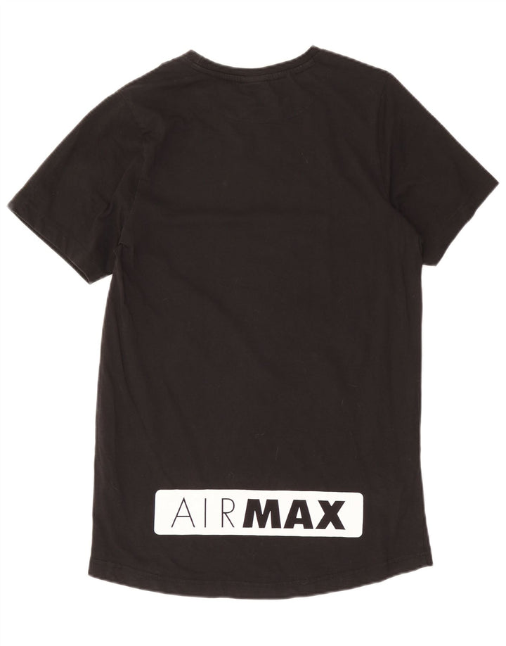 Nike Hommes Air Max Graphic T-Shirt Top Noir Moyen Coton