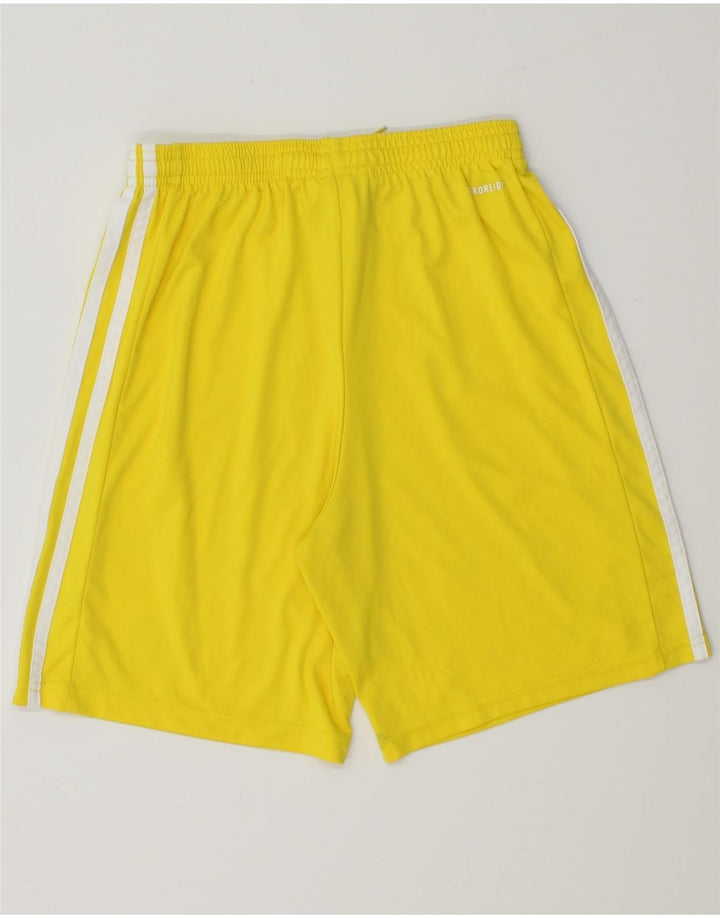 Adidas Short de Sport Aeroready Garçon 15-16 Ans Jaune Polyester