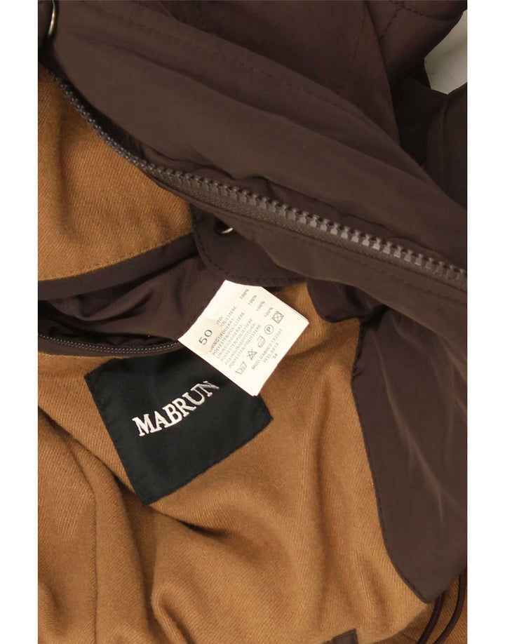 Mabrun Veste matelassée homme IT 50 Large marron polyester