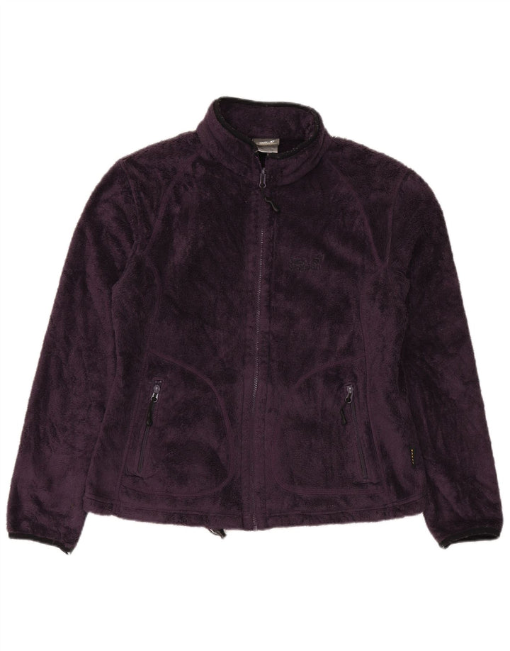 Jack Wolfskin Veste polaire femme UK 16 Large Violet Polyester
