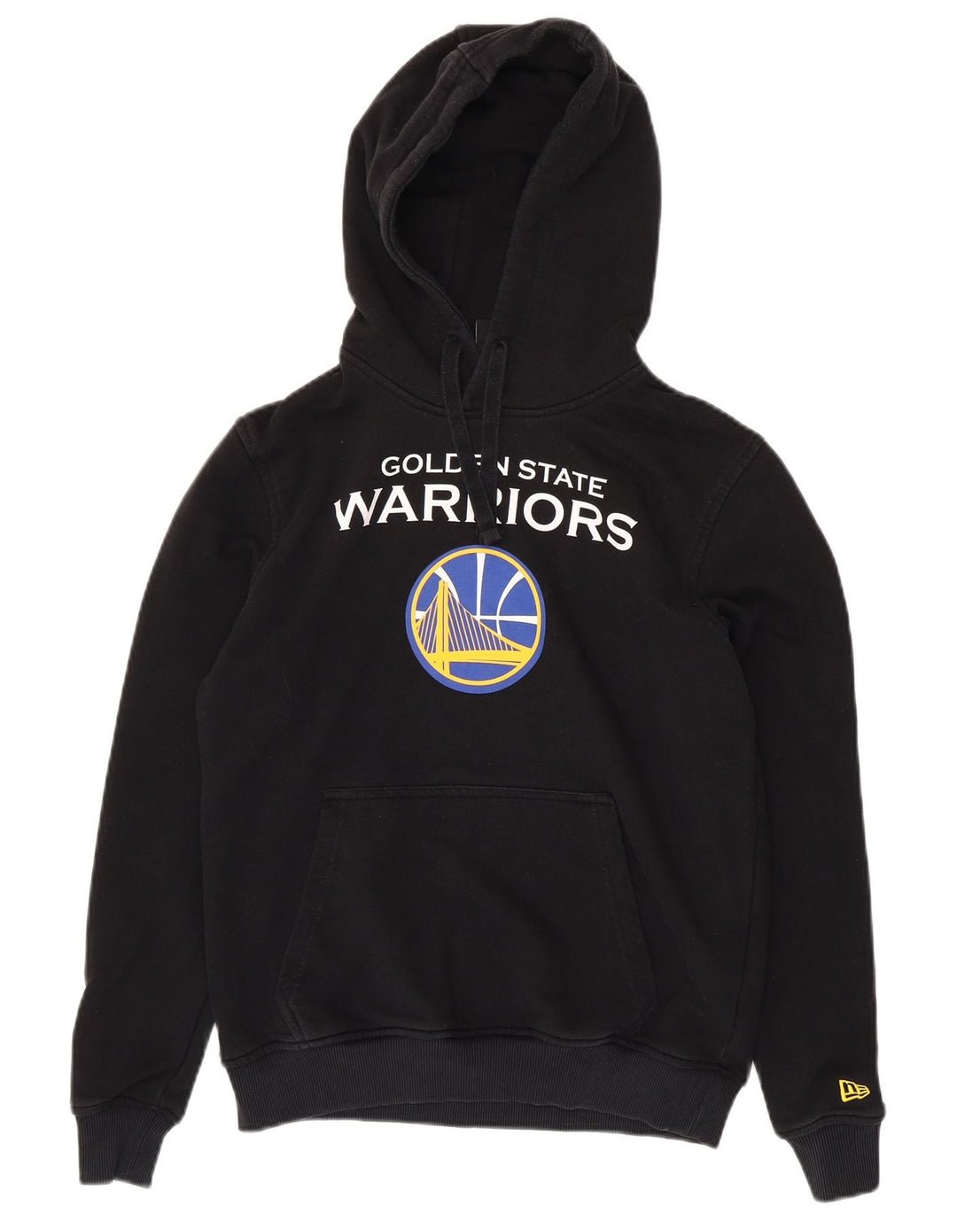 NEW ERA Pull à Capuche Graphique Golden State Warriors Homme Petit Noir