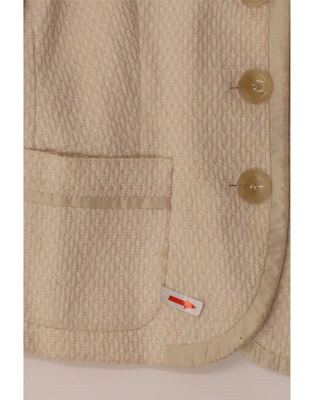 Max & Co. Veste Blazer 3 Boutons Femme UK 6 XS Coton Beige