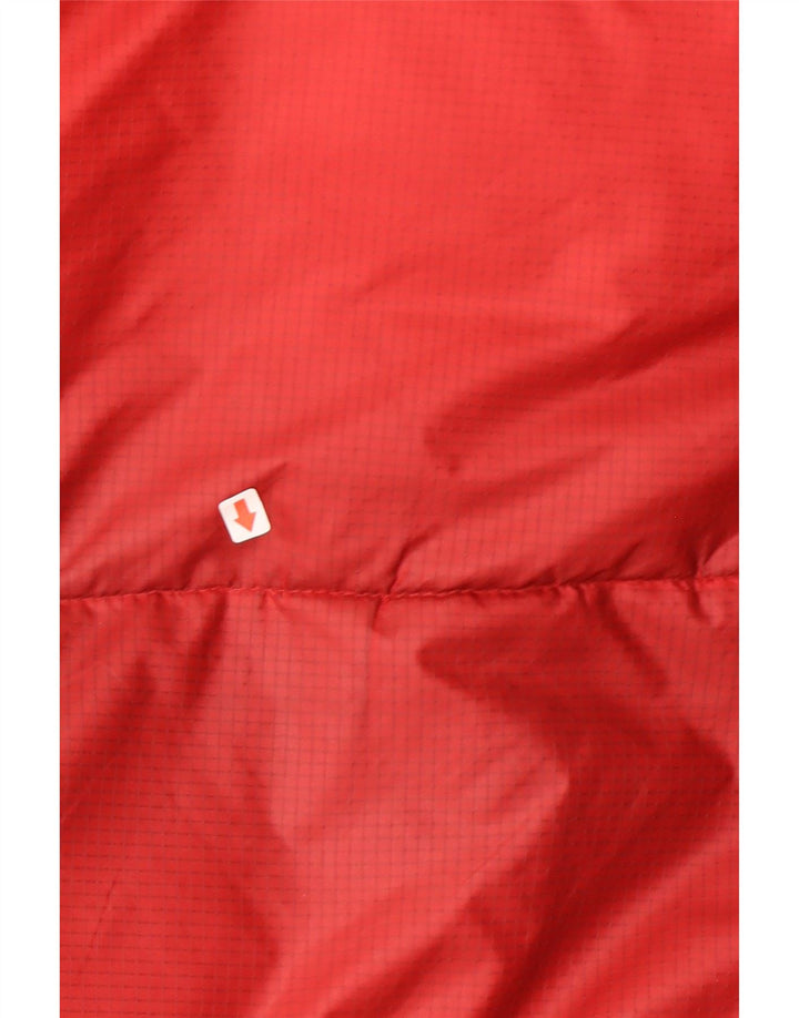 Dickies Veste matelassée à capuche pour homme UK 38 Medium Rouge Colorblock Nylon