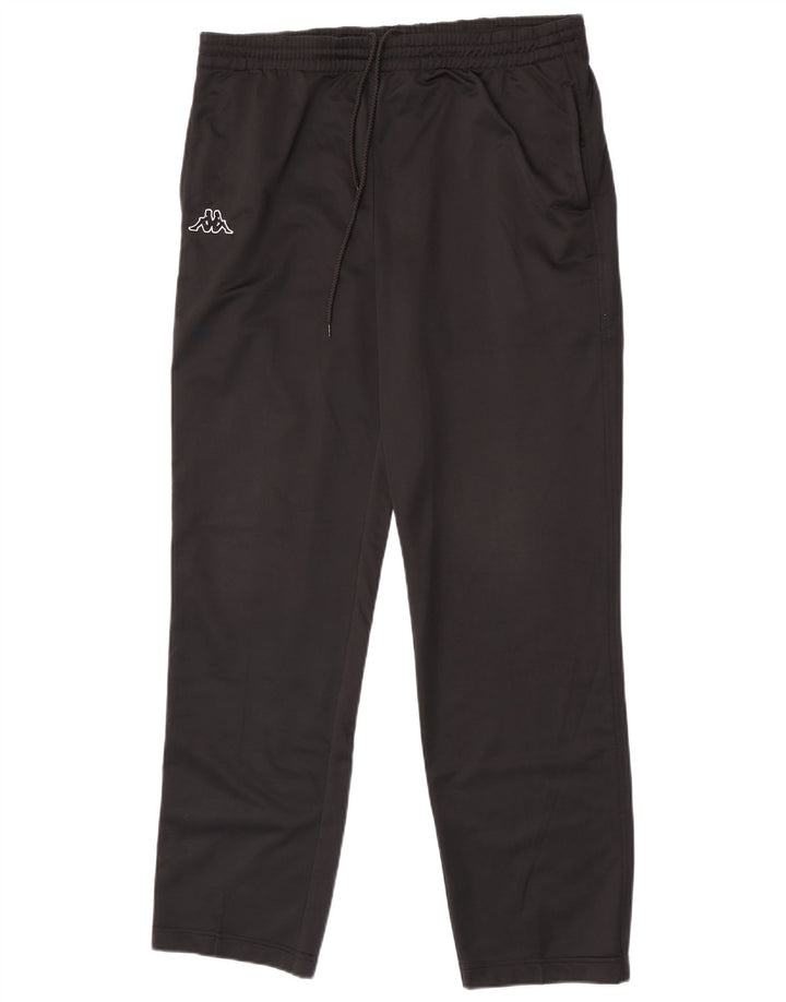 Kappa Pantalon De Survêtement Homme Noir Moyen Polyester