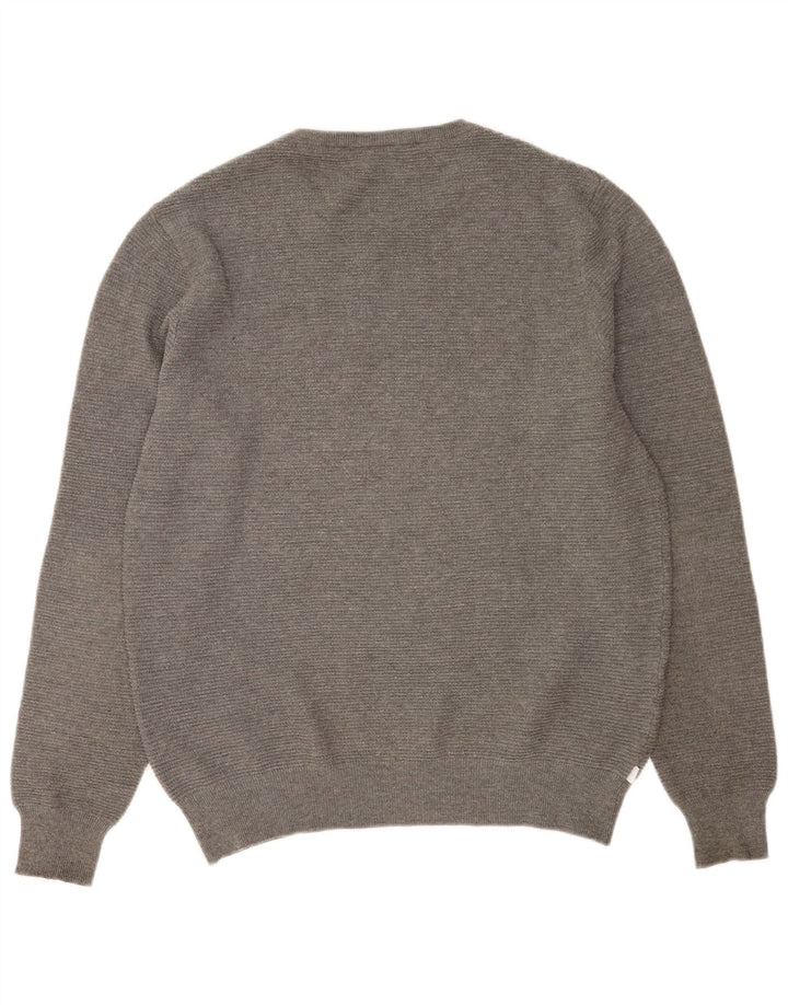 Fila Pull ras du cou pour homme, grand gris