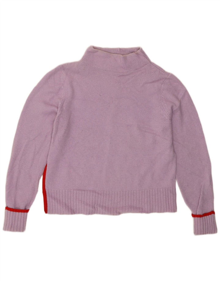MINT VELVET Pull col roulé pour femme UK 12 Violet moyen Polyamide