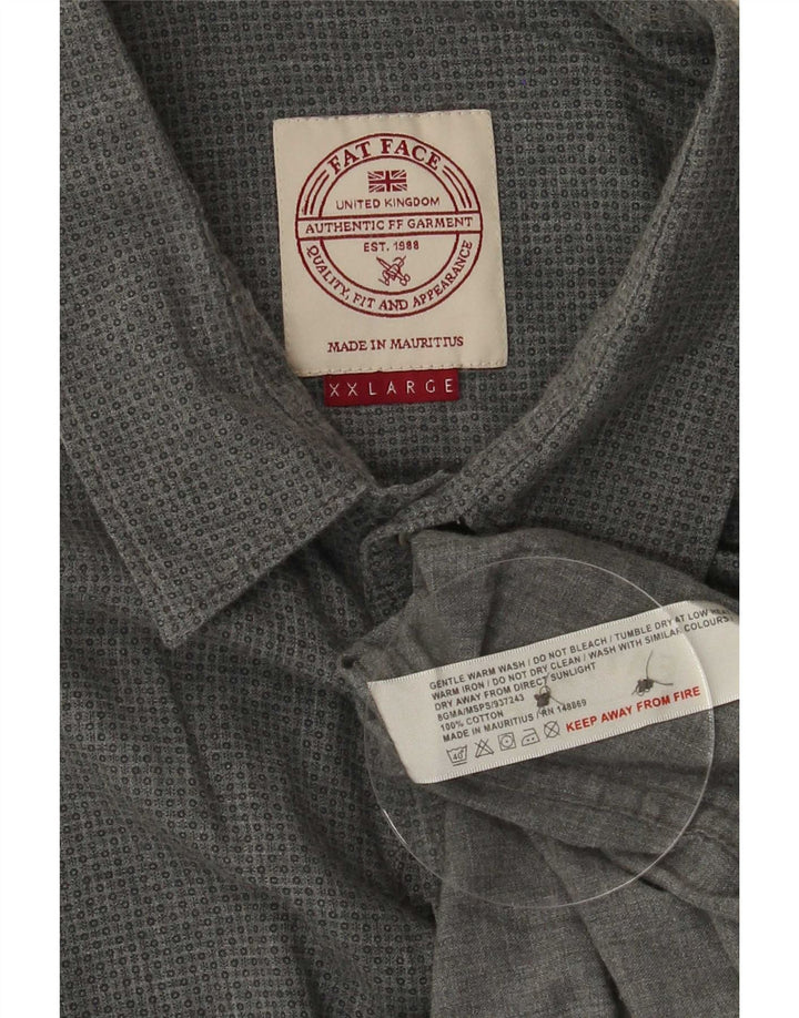 Chemise Homme Fat Face 2XL Gris Coton