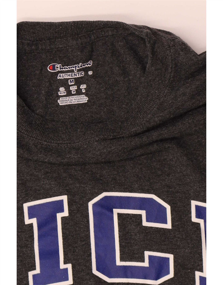 Champion Tee-Shirt Rice University Graphic Homme Gris Moyen Coton