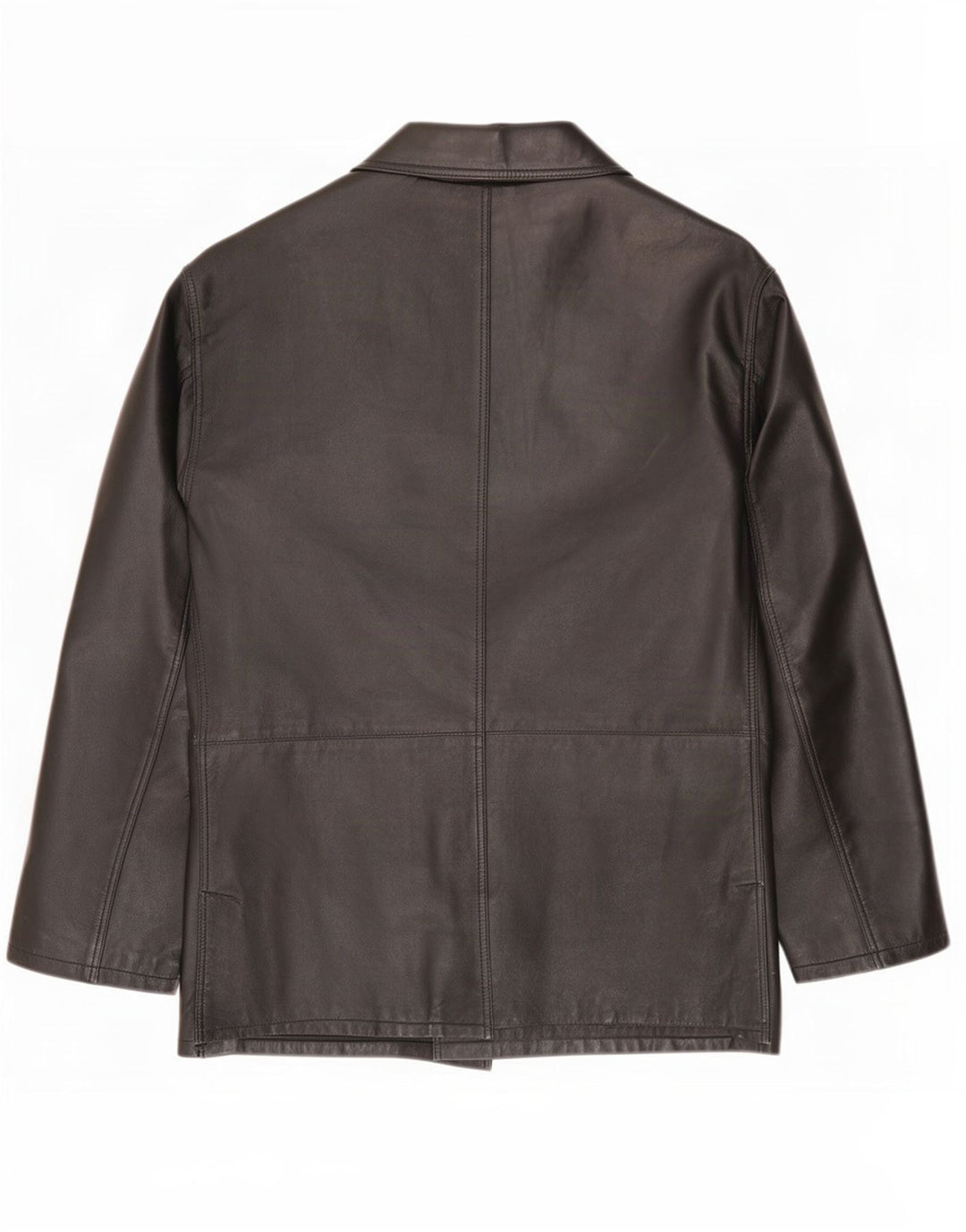 Morelli Manteau en cuir pour homme IT 56 3XL Noir