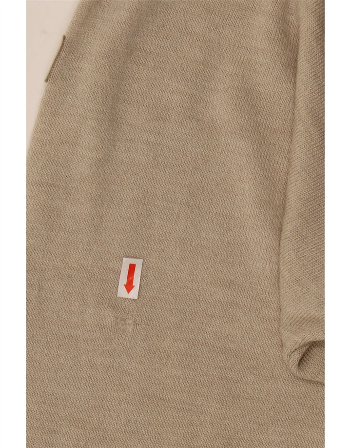 Marz Pull Col V Homme IT 48 Laine Beige Moyen