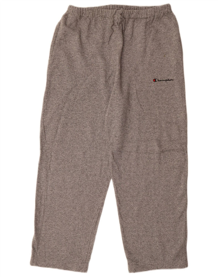 Champion Pantalon De Survêtement Homme Large Gris Moucheté Coton