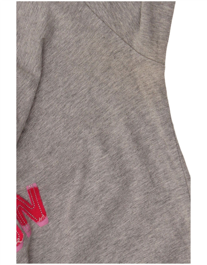 Champion Haut graphique Heritage Fit à manches 3/4 pour femme Gris moyen UK 14
