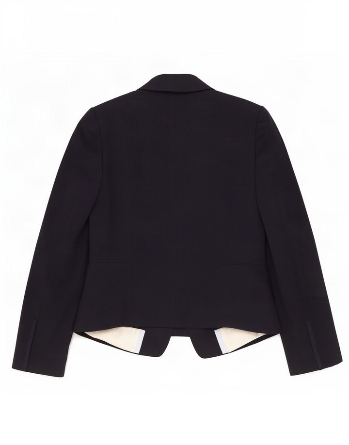 Marks & Spencer Veste blazer à 1 bouton pour femme UK 12 Bleu marine moyen