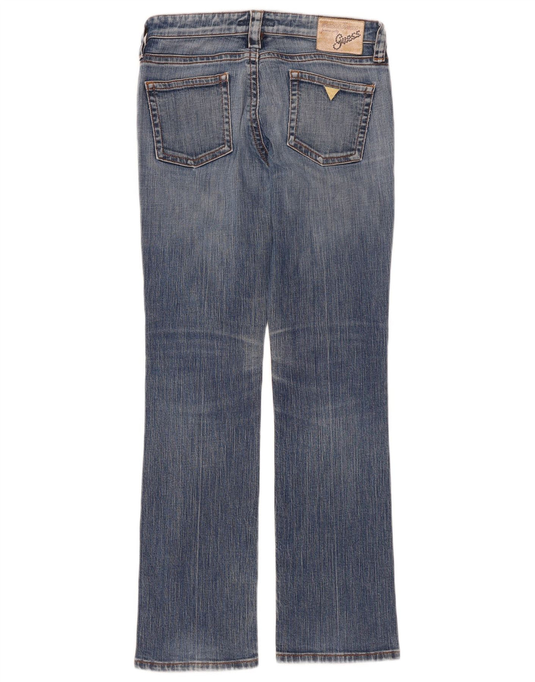 GUESS Jean droit femme W29 L30 bleu coton