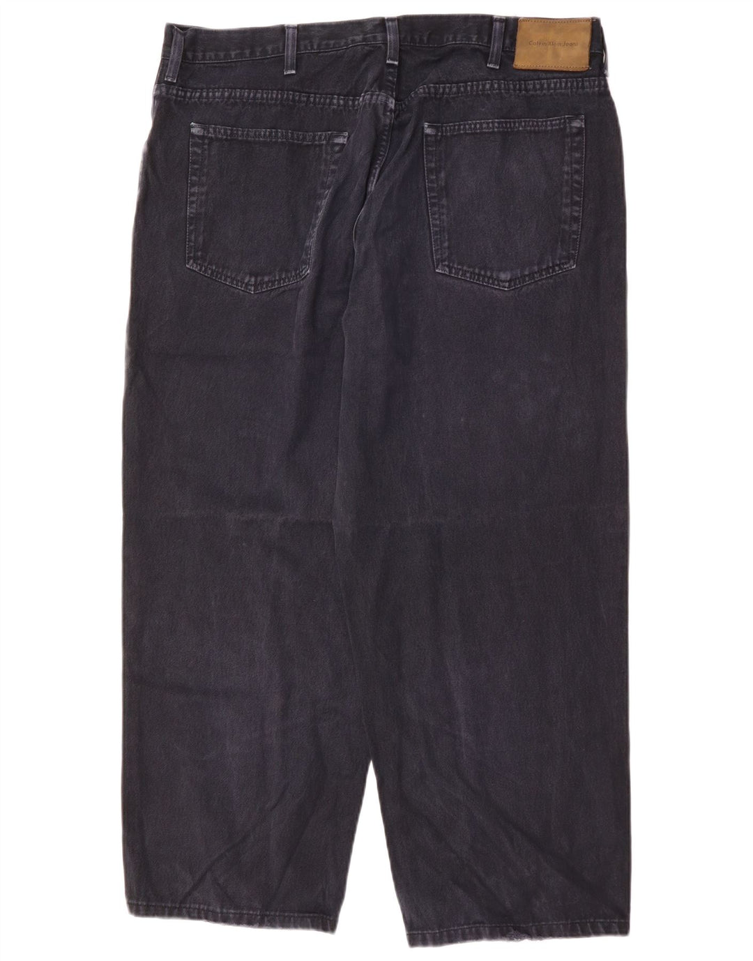 CALVIN KLEIN Jean Loose Homme W40 L27 Bleu Marine Coton