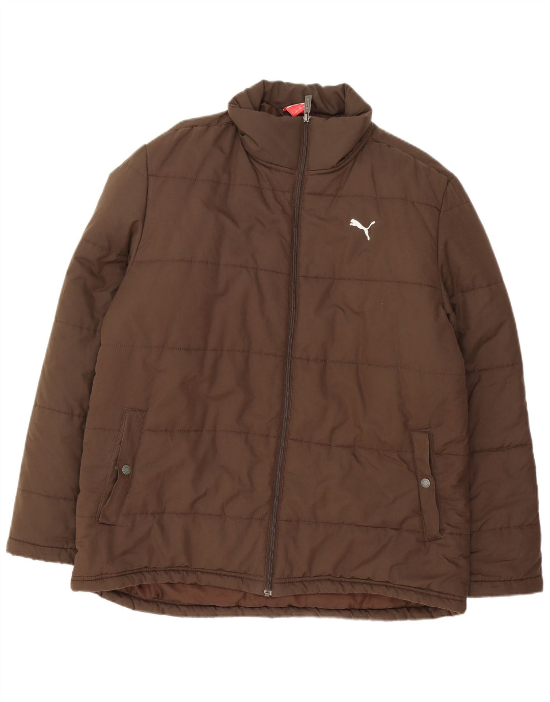 Puma Veste matelassée pour homme UK 40 Large Marron