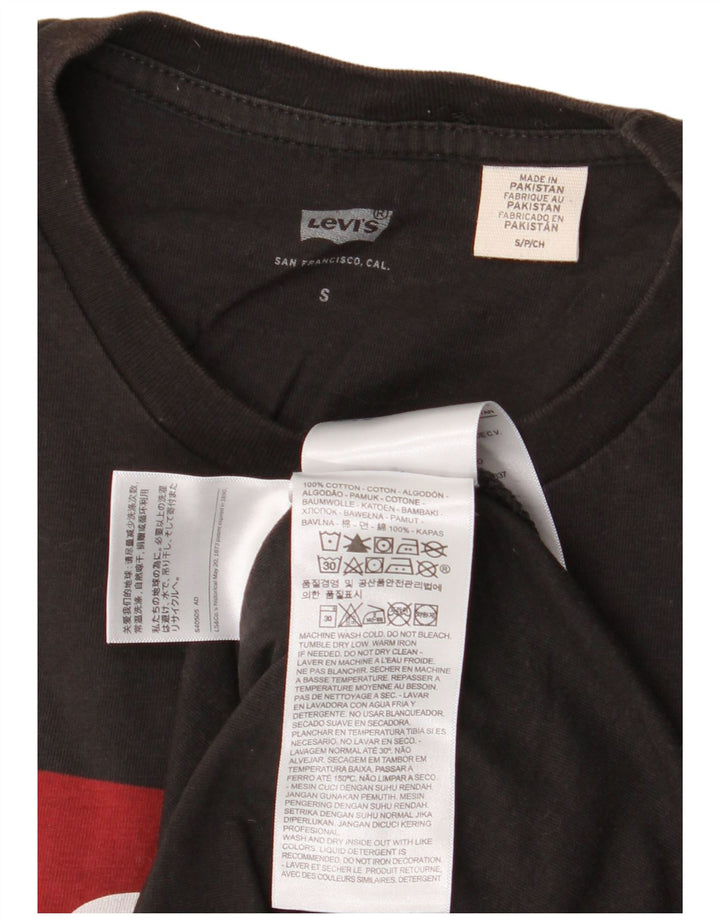 LEVI'S T-Shirt Graphique Homme Petit Noir Coton