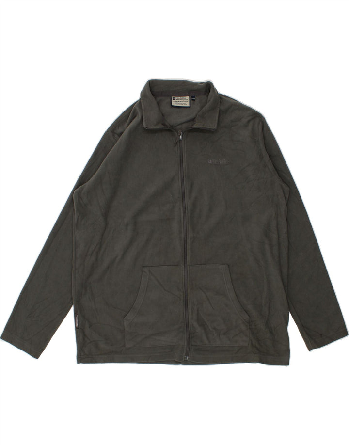 MOUNTAIN WAREHOUSE Mens Fleece Jacket UK 44 2XL Grey Polyester Vintage Mountain Warehouse and Second-Hand Mountain Warehouse from Messina Hembry 