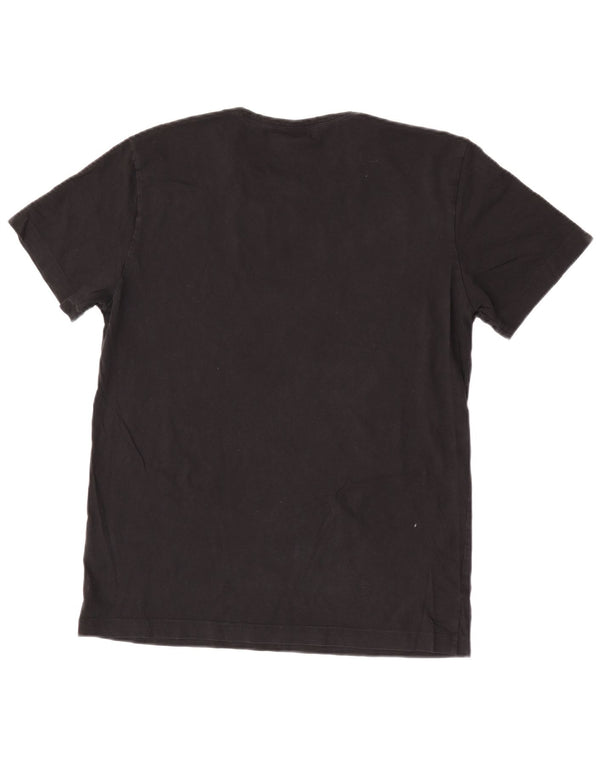 Hugo Boss Hommes T-Shirt Top Large Noir Coton