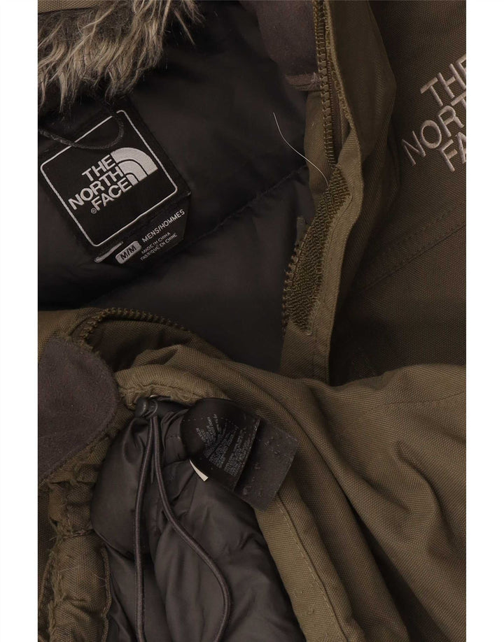 The North Face Veste rembourrée à capuche pour homme UK 38 Medium Khaki Nylon