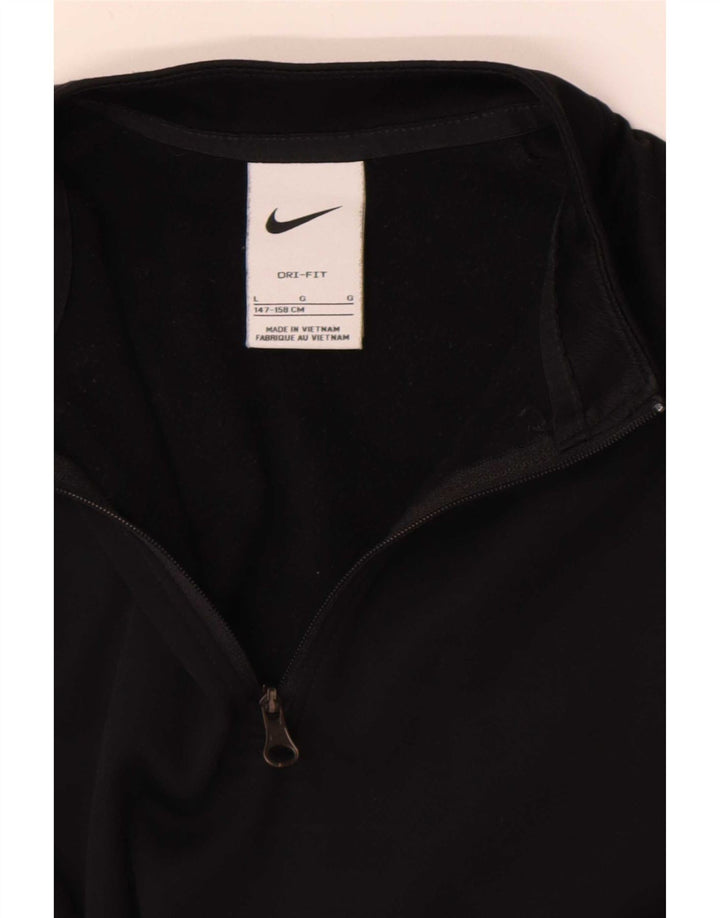 Haut de survêtement Nike Dri Fit Graphic pour garçon 12-13 ans, grand noir